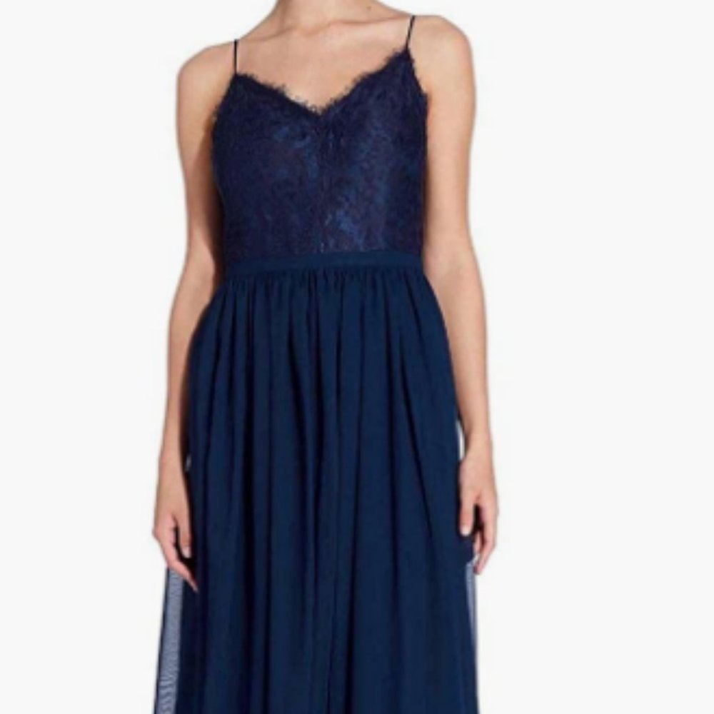 NWT Weddington Way by Banana Republic Bridesmaid Dress Size 2 in Navy